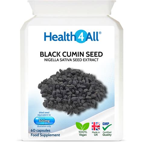 Black Cumin Seed 500mg Capsules Health4all