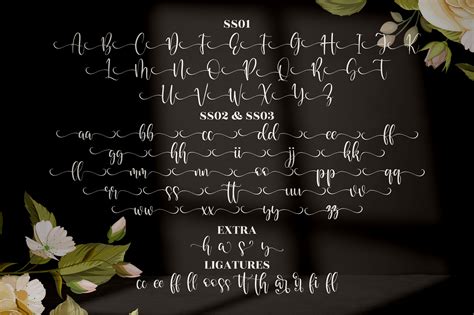 Raflestta Elisha Beautiful Script Font By Perspectype