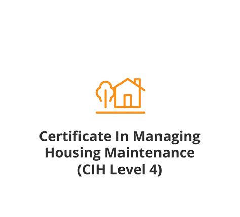 Certificate In Managing Housing Maintenance Cih Level 4 Training Lms