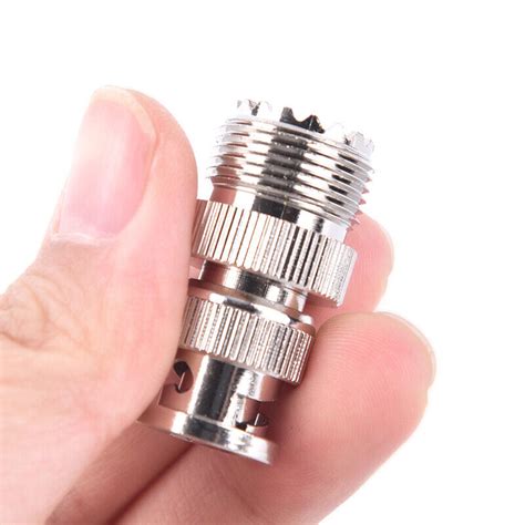 BNC Male Plug To SO239 UHF PL 259Jack RF Female Coaxial Adapter Cable