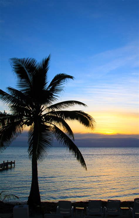 Photo Of The Day Sunset In Ambergris Caye Belize No Checked Bags