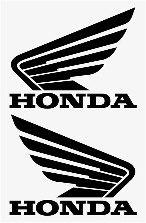 Honda Wing Logo Decal Sticker Vector Logo De Honda Motos Transparent