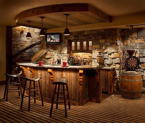 18 Marvelous Rustic Home Bar Ideas For Pure Enjoyment Basement Bar