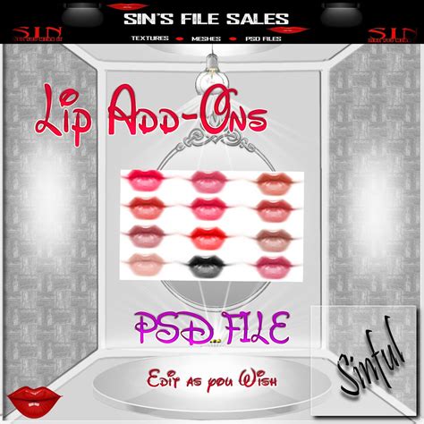 Lip Add Ons Psd File Imvu Shop And File Sales