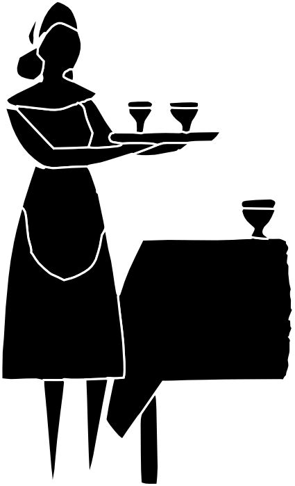 Free Clipart Of Waiters Waitresses And Bartenders