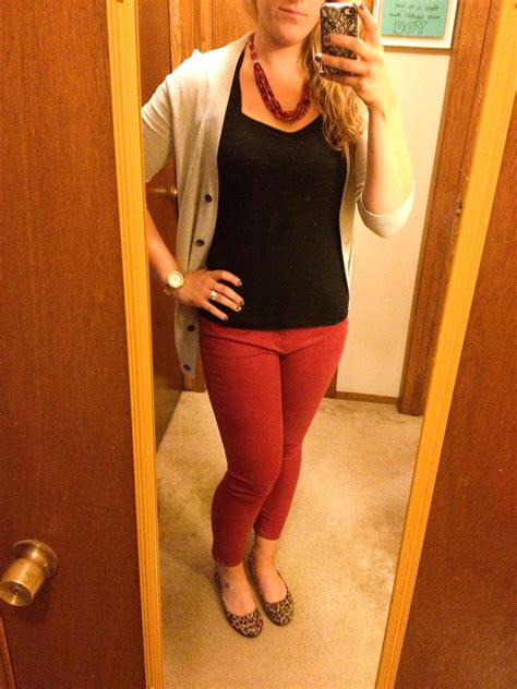 Business Casual Work Outfit 23 Pants Kohls Shirt And Sweater Banana