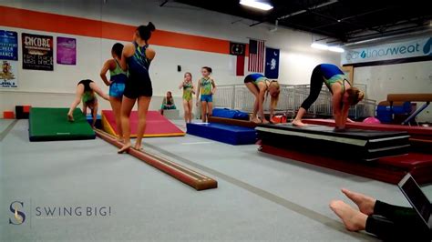 Developing Beam Handstands With Rec And Preschool Gymnasts Youtube
