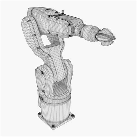 Brazo Robot Genérico Industrial Modelo 3d 23 Max Fbx Obj Free3d
