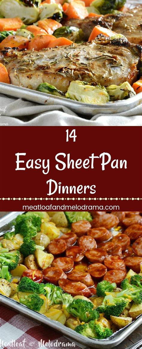 14 Easy Sheet Pan Dinners Easy Sheet Pan Dinners Sheet Pan Dinners