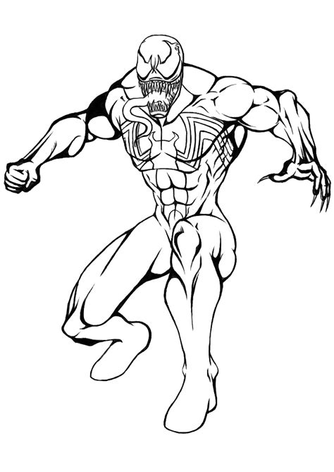 Venom Coloring Pages To Download And Print For Free