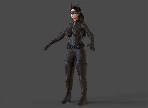 3d Model Woman Cat Catwoman Turbosquid 1512322