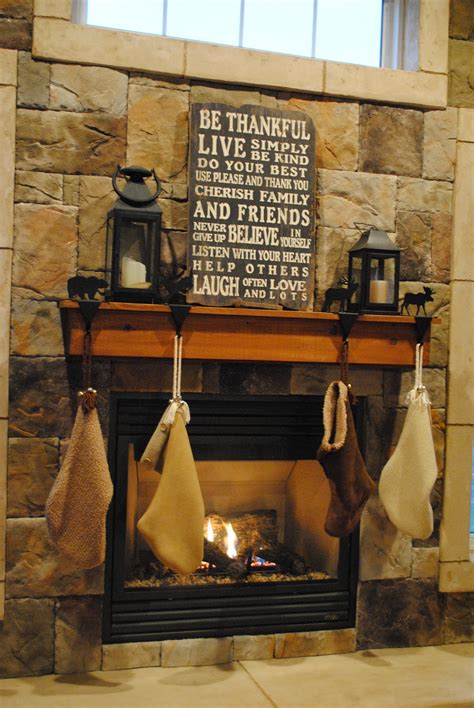 Rustic Mantel Decor Homesfeed