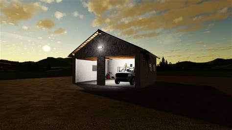 Fs19 Small Double Garage V10 Farming Simulator 19 Modsclub