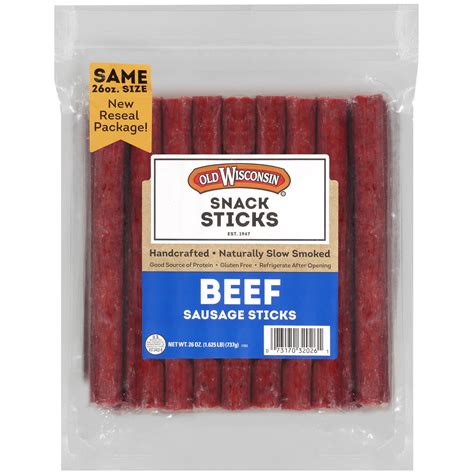 Old Wisconsin Beef Snack Sticks 26oz