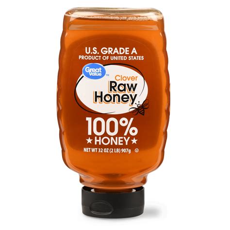 great value clover raw honey 32 oz brickseek