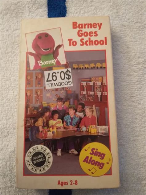 Barney And Backyard Gang Goes To School Vhs Video Tape 1990 Lyons Sing