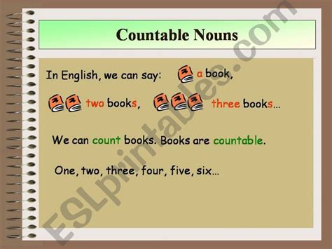 Esl English Powerpoints Countable Anduncountable Nouns
