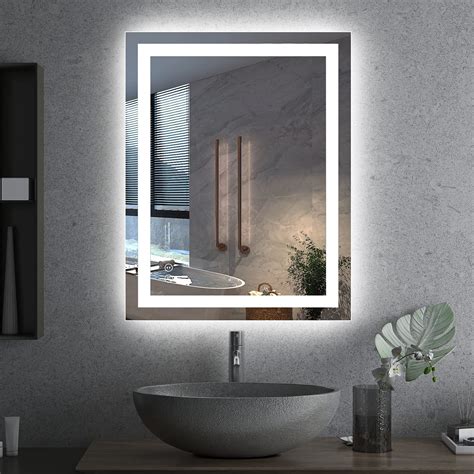 Buy Amorho Led Bathroom Mirrors 600 X 800mm Illuminated Wall Mirror Sensor Touch Control With