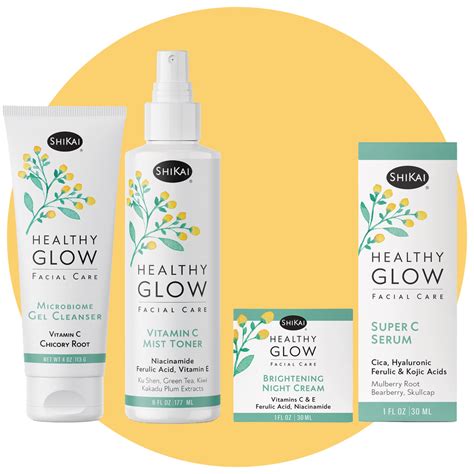 healthy glow facial care system shikai products