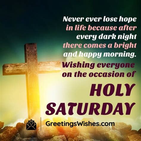 Holy Saturday Wishes Messages 30 March Greetings Wishes