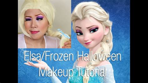 Halloween Makeup Elsa From Disney S Frozen Youtube