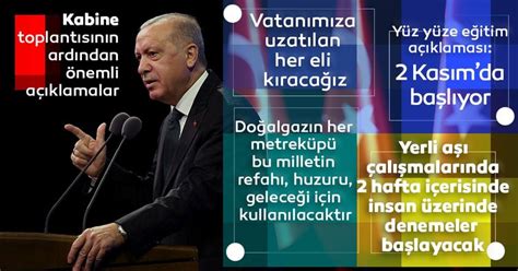 Bu yasaklar sonrasında da hem velilerin hem de öğrencilerin aklına yüz yüze eğitim konusu takıldı. SON DAKİKA! Başkan Erdoğan'dan yüz yüze eğitim ve yerli ...