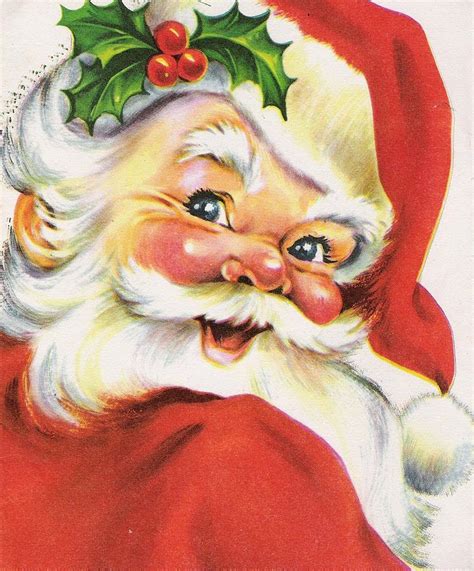 Christmas Illustration 1000 Vintage Christmas Cards Santa Claus