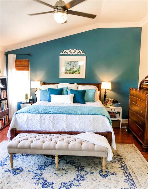 Bold Master Bedroom Accent Wall