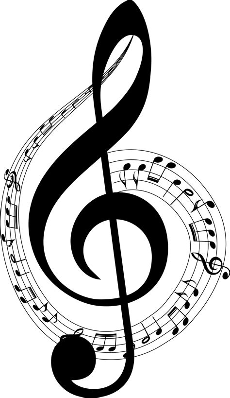 Clipart Musical Notes Typography