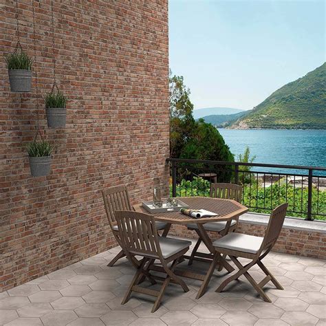 Rustic Masonry Classic Red Brick Effect Tiles Walls And