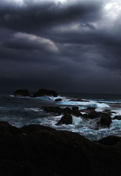 Moody Nature — Gloomy Sea By Mrleezl Nature Nature Photography