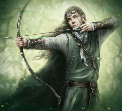 Forest Elf By Kaprriss On Deviantart Forest Elf Elves Fantasy Lotr Art