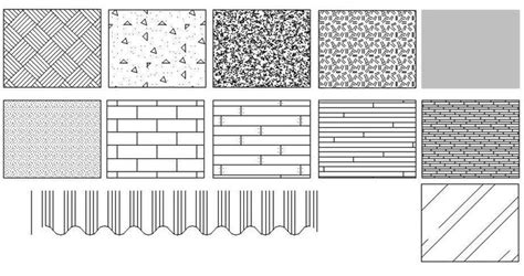 This Autocad Drawing Presents The Various Types Of The Hatch Download This D Autocad Drawing