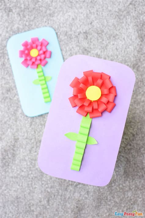 Mothers Day Flower Card Easy Peasy And Fun