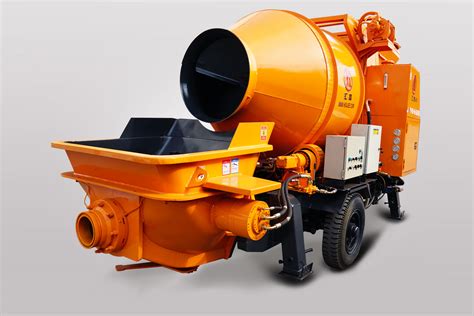 Diesel Concrete Mixer Pump Jbt40 8 62rs Heajee Machinery