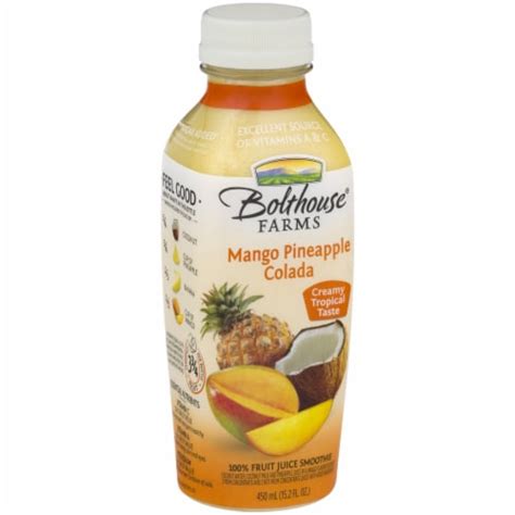 Bolthouse® Farms Mango Pineapple Colada Fruit Juice Smoothie 152 Fl