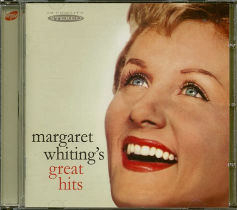 Margaret Whiting Cd Margaret Whiting S Great Hits Cd Bear Family Records
