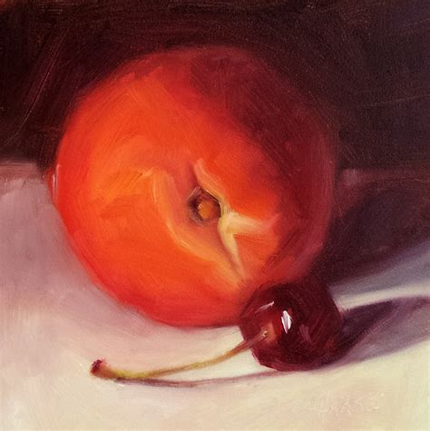 Cynthia Haase Fine Art Love Painting Cherries