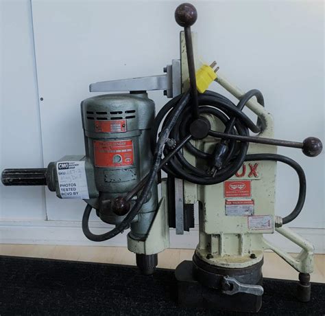 Used Bux Mag Drill With Press And Magnetic Stand Coast Machinery Group