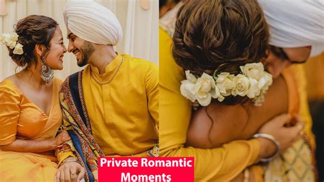 Photos Wedding Bells Neha Kakkar And Rohan Preet Singhs Private Romantic Moments During