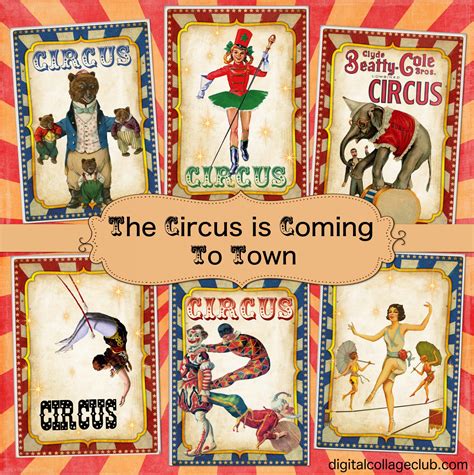 Circus Archives The Digital Collage Club