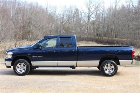 Find detailed gas mileage information, insurance estimates, and more. Buy used 07 DODGE RAM 1500 - 4X4 - QUAD CAB - LONG BED - 5.7L HEMI - SWEET SOUTHERN TRUCK in ...