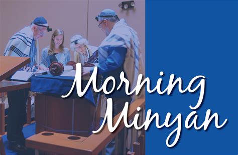 Morning Minyan Taanit Esther Fast In Person Congregation Or