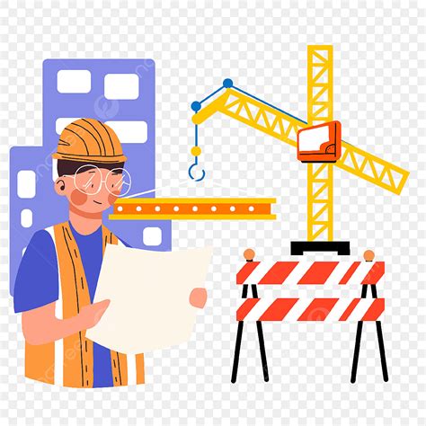 Construction Drawings Clipart Vector Construction Engineer Drawing
