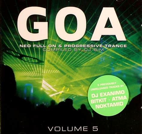 Dj Bim Goa Neo Full On And Progressive Trance Volume 5 2008 Cd