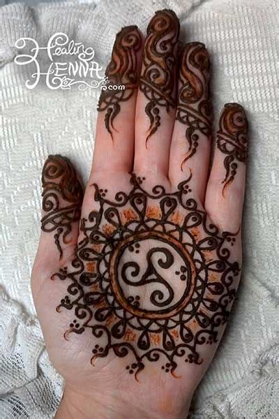 Celtic Triple Goddess Palm Healing Henna By Robyn Jean San
