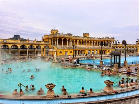 A Trip To The Széchenyi Thermal Spa Baths Budapest Adventure Bagging Thermal Spa Europe
