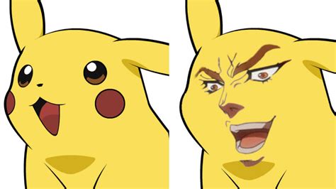 Give Pikachu A Face Know Your Meme