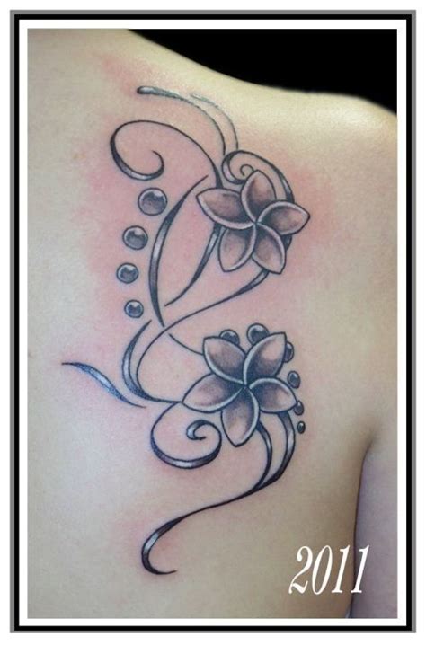 Frangipani tattoo design, flowers, flower tattoos, tattoos, tattoo designs, tattoo pictures, tribal. Plumeria Tattoos | Plumeria tattoo, Frangipani tattoo, Tattoos