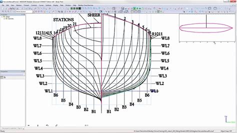 Part 2 Creating Hull Form From Linesplan Using Maxsurf Ship Design